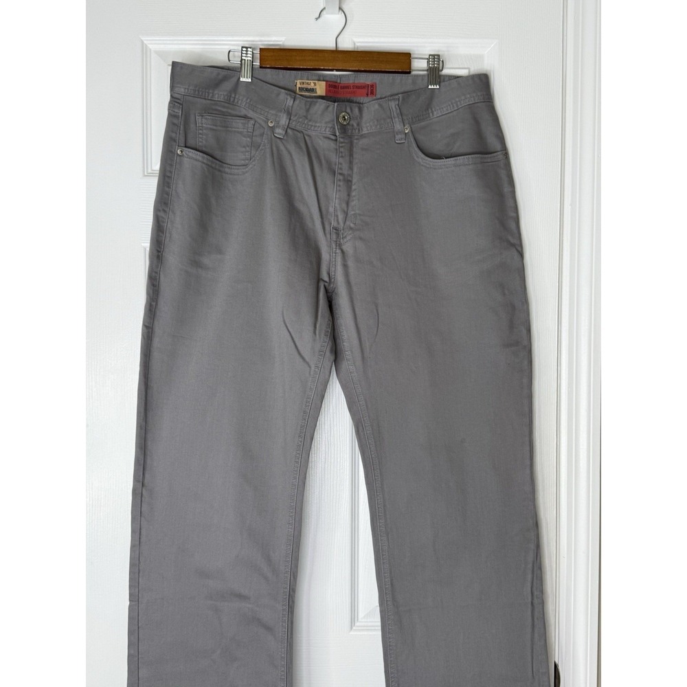 ROCK & ROLL Jeans Mens 38 X 36 Relaxed Double Barrel Straight Vintage 46 Western - Picture 2 of 9